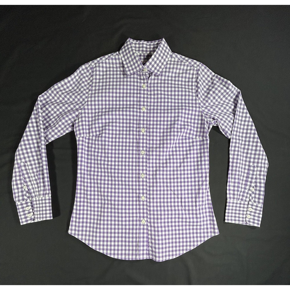 Peter Millar Button Front Long Sleeve Shirt Size Women's Small Golf Casual